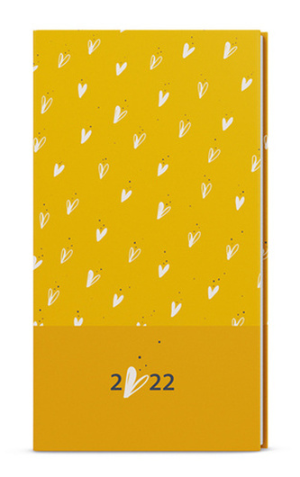 Kapesní týdenní diář Lamino Okrový