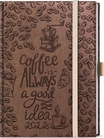 Denní diář B6 Vivella extra Moka