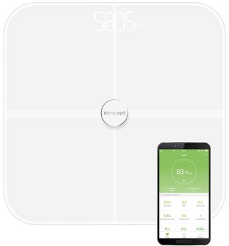 VO4010 Osobní váha diagnostická 180 kg PERFECT HEALTH, bílá