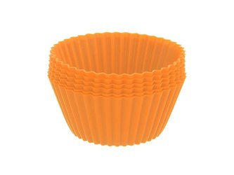Forma na pečení ORION Muffiny silikon oranžová 12ks
