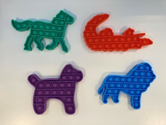 Pop it hra zvířátka