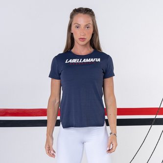 Dámské tričko Essentials Blue - LABELLAMAFIA - Velikost L