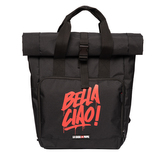 Multifunkční batoh La Casa De Papel|Papírový dům: Bella Ciao! (objem 13 litrů|28 x 42 x 11 cm) černý polyester