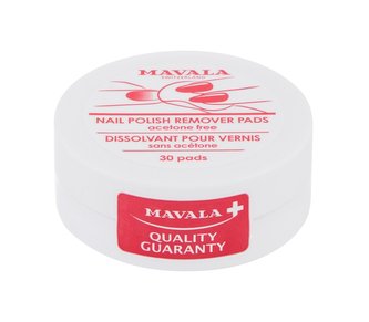 MAVALA Nail Polish Remover Odlakovač nehtů Pads 30 ks pro ženy