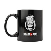 Keramický hrnek La Casa De Papel: Maska (objem 300 ml) černý