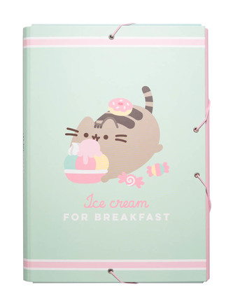 Složka s 3 klopami Pusheen: Foodie (26 x 34 x 2 cm)