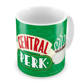 Keramický hrnek Friends|Přátelé: Central Perk (objem 300 ml) bílý