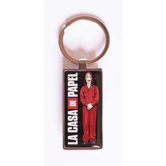Přívěšek na klíče La casa de papel|Papírový dům: Maska, otvírák láhví a držák telefonu (výška 8 cm) polyvinylchlorid