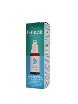 GreenPharmaceutics - Nano CBG spray 300mg - 30ml