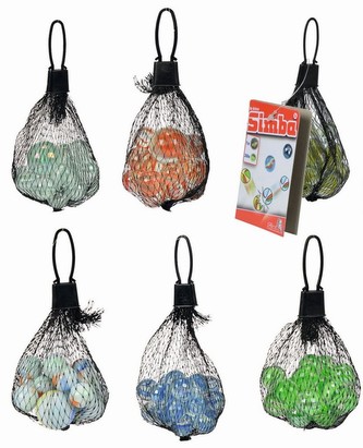 Skleněné kuličky v síťce 20DP