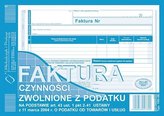 Faktura. Czynności zwolnione z podatku... 198-3E