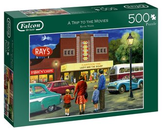 Puzzle 500 Falcon Wyjście do kina G3