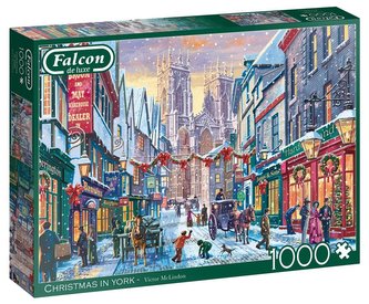 Puzzle 1000 Falcon Święta Bożego Narodzenia w NY