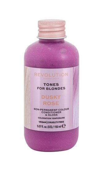 Revolution Haircare London Tones For Blondes Barva na vlasy 150 ml Dusky Rose pro ženy