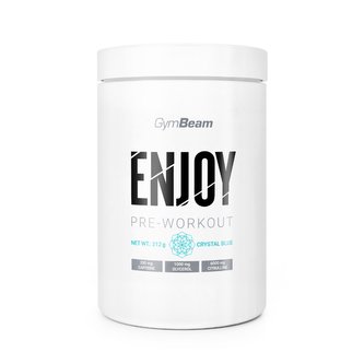 ENJOY Pre-Workout - GymBeam - crystal blue - 312 g