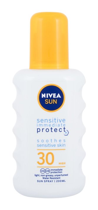 Nivea Sun Opalovací přípravek na tělo Sensitive Immediate Protect+ 200 ml SPF30 unisex