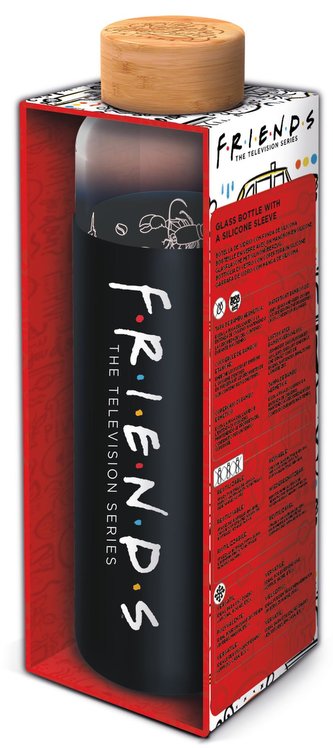 Skleněná láhev bez návleku - Přátelé 585 ml