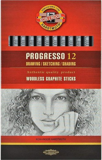 Grafitová tužka "8911", progresso, HB, v laku, KOH-I-NOOR