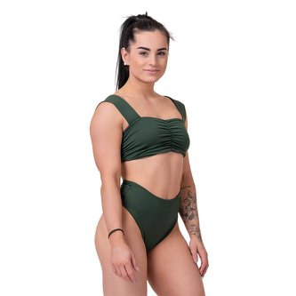 Miami Retro Bikini vrchní díl green - NEBBIA - Velikost S