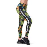 Dámské legíny High Waist Performance green - NEBBIA - Velikost S