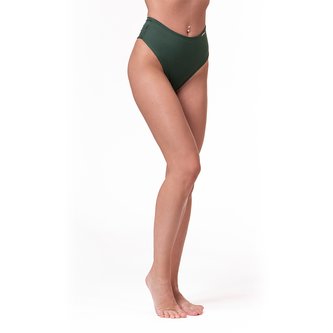 High Waist Retro Bikini spodní díl green - NEBBIA - Velikost S