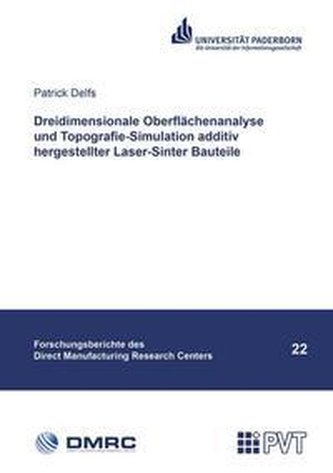 Dreidimensionale Oberflächenanalyse und Topografie-Simulation additiv hergestellter Laser-Sinter Bauteile