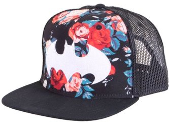 Kšiltovka - čepice snapback DC Comics|Batman: Květinový potisk (nastavitelná)