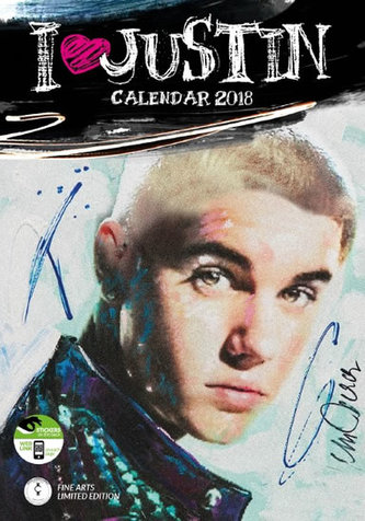 Justin Bieber - nástěnný kalendář 2018