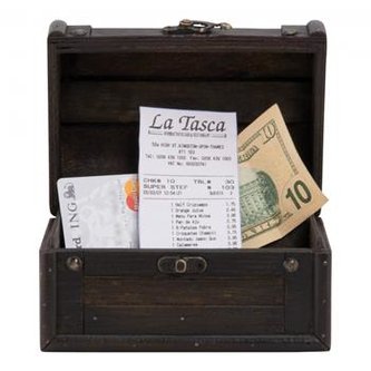 Krabička na účtenku Securit TREASURE BOX (truhlička)