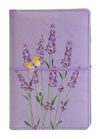 Diář UNI Levandule kroužkový M s vyměnitelným kalendáriem 2022 - Designové diáře 2022 Diář UNI Levandule kroužkový M s vyměnitelným kalendáriem 2022 - Designové diáře 2022