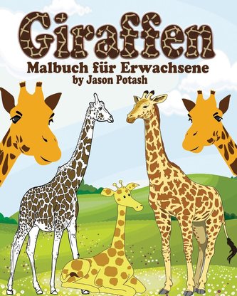 Giraffen Malbuch für Erwachsene