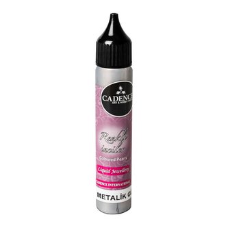 Tekuté perly metalické Cadence - Stříbrná / 25 ml Tekuté perly metalické Cadence - Stříbrná / 25 ml
