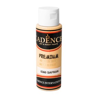 Cadence Premium akrylová barva 70 ml - šafránová žlutá Cadence Premium akrylová barva 70 ml - šafránová žlutá