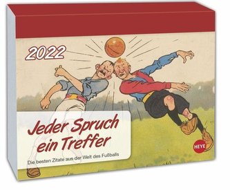 Zeiglers wunderbare Welt des Fußballs - Tagesabreißkalender 2022