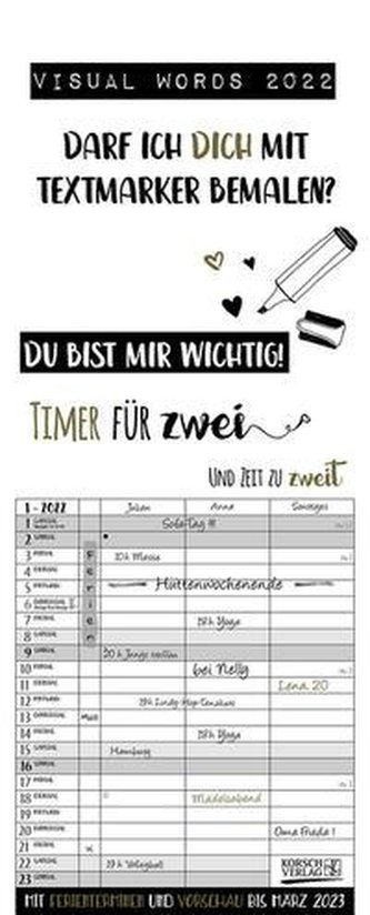 Visual Words Timer für 2 2022