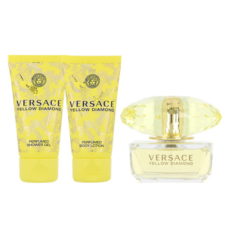 Versace Yellow Diamond EDT 50 ml + SG 50 ml + BL 50 ml W