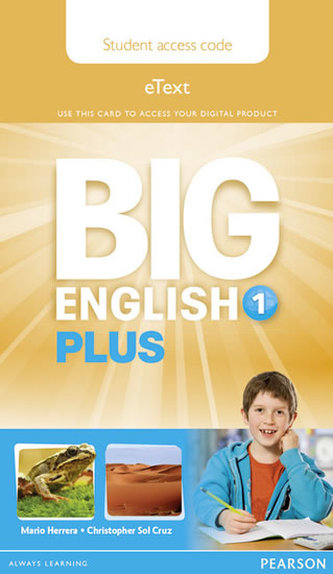 Big English Plus 1 Pupil´s eText Access Card