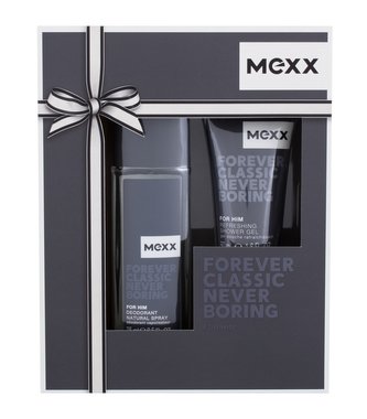 Mexx Forever Classic Never Boring deodorant 75 ml + sprchový gel 50 ml