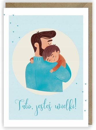 Kartka okolicznościowa Dzień Taty K049