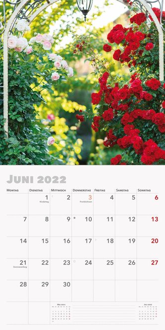 Trötsch Broschürenkalender Gartenträume 2022