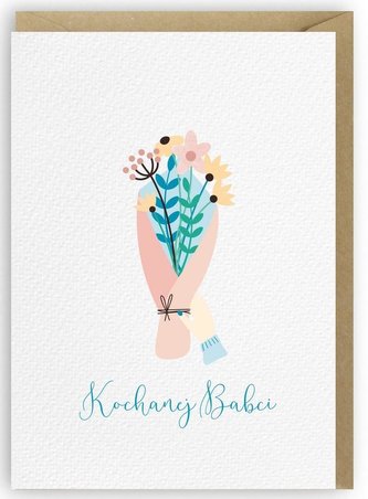 Kartka na Dzień Babci, eko koperta K056