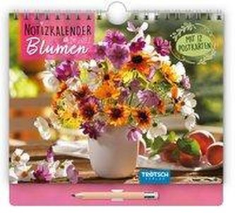 Notizkalender \"Blumen\" 2022