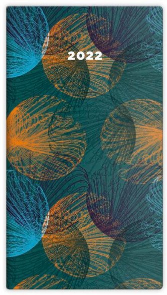 Diář 2022 Napoli - design 6, čtrnáctidenní kapesní PVC Diář 2022 Napoli - design 6, čtrnáctidenní kapesní PVC