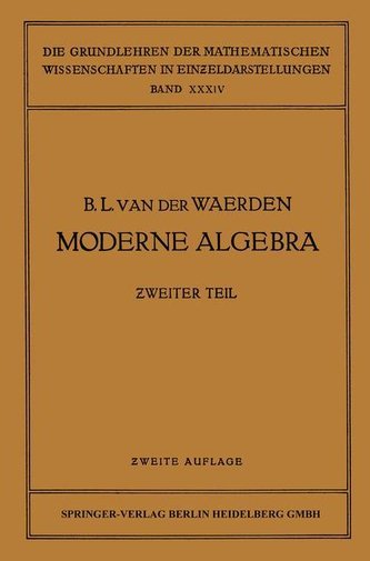 Moderne Algebra