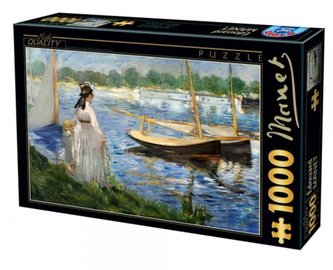 Puzzle 1000 Manet, Spacer nad jeziorem Puzzle 1000 Manet, Spacer nad jeziorem