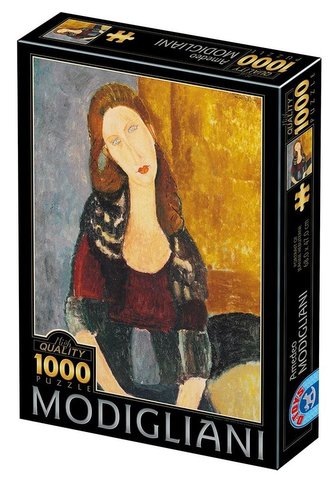 Puzzle 1000 Modogliani, Portret Jeanne Hebuterne