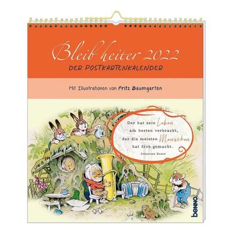 Bleib heiter 2022 - Der Postkartenkalender