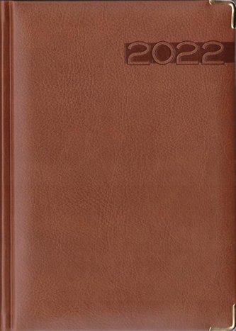 Terminarz 2022 A5 Lux brązowy Terminarz 2022 A5 Lux brązowy