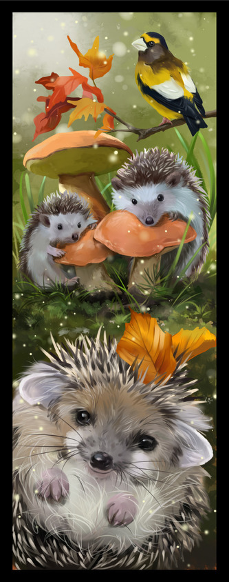 Sběratelská záložka - Les 4