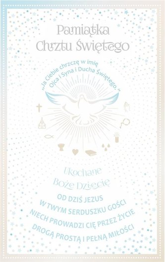 Kartka okolicznościowa Chrzest CH06